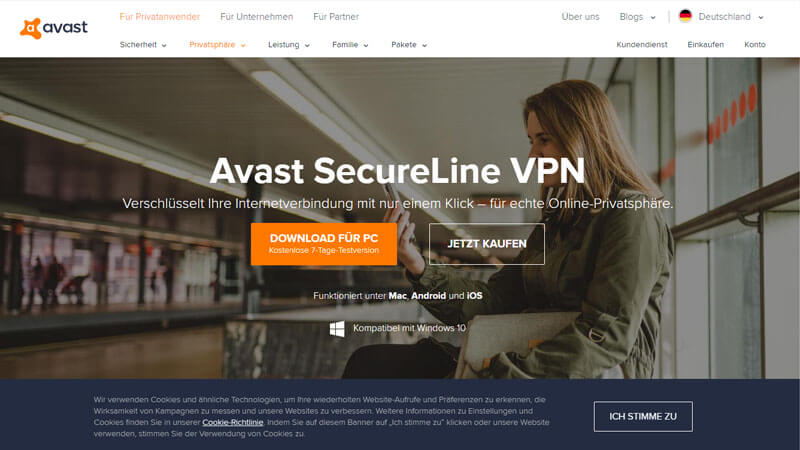 AvastSecureLine VPN Testbericht