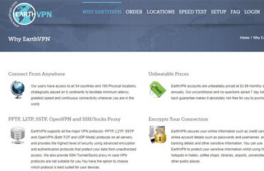 EarthVPN Test