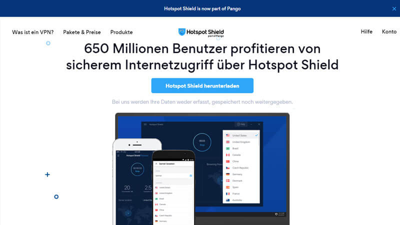 HotspotShield VPN Testbericht