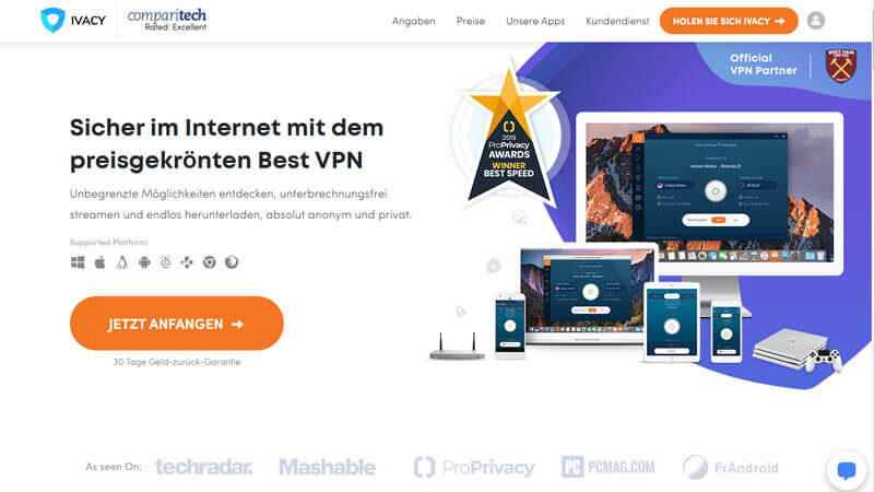 IvacyVPN Testbericht