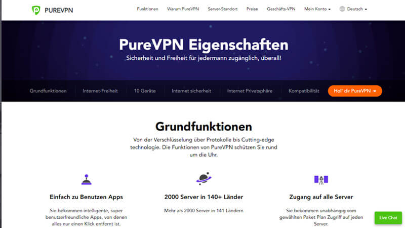 PureVPN Erfahrungen