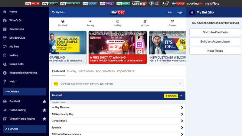 Sky Bet Testbericht