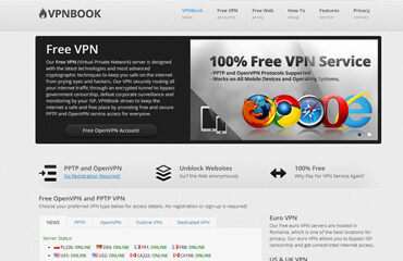 VPNBook test online