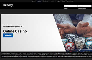 betway Сasino test online