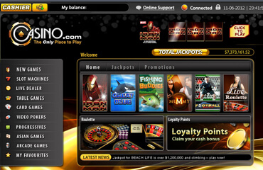 Casino.com test online