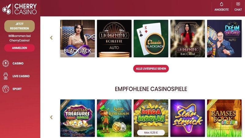 CherryCasino Bewertung