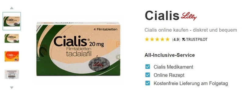 Cialis mit Online Rezept bestellen