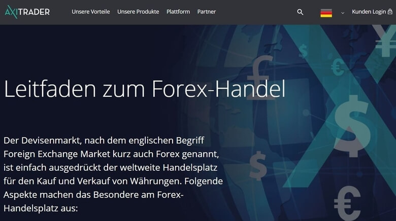 forexhandel bei axitrader