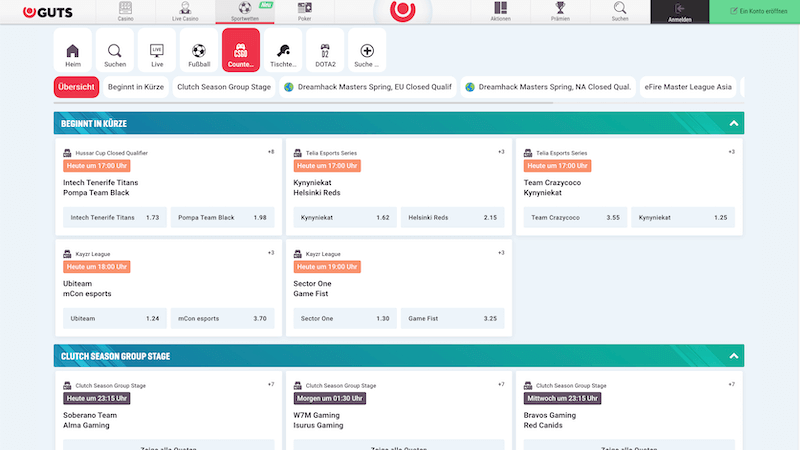 GUTS.com Sportwetten Erfahrungen