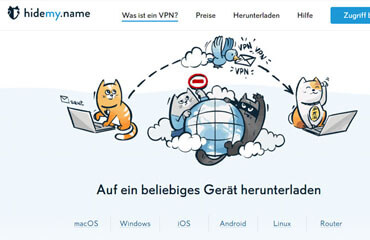 hidemy.name VPN test