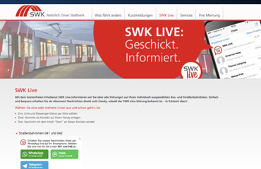 SWK Strom test online