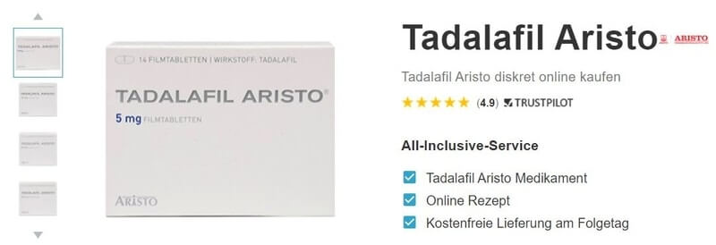 Tadalafil Aristo online bestellen